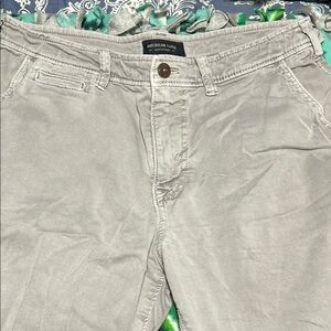 American Eagle Outfitters Men's Gray Khaki Shorts